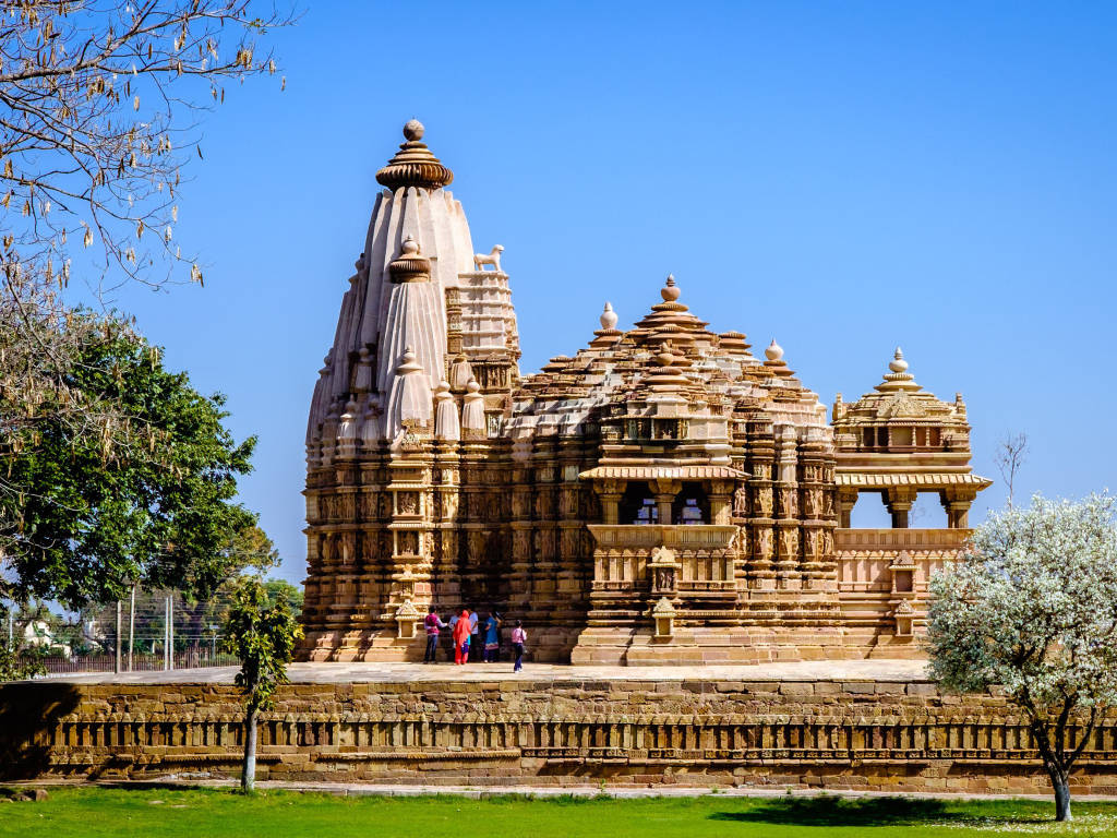 Индуистский храм в Кхаджурахо, Индия