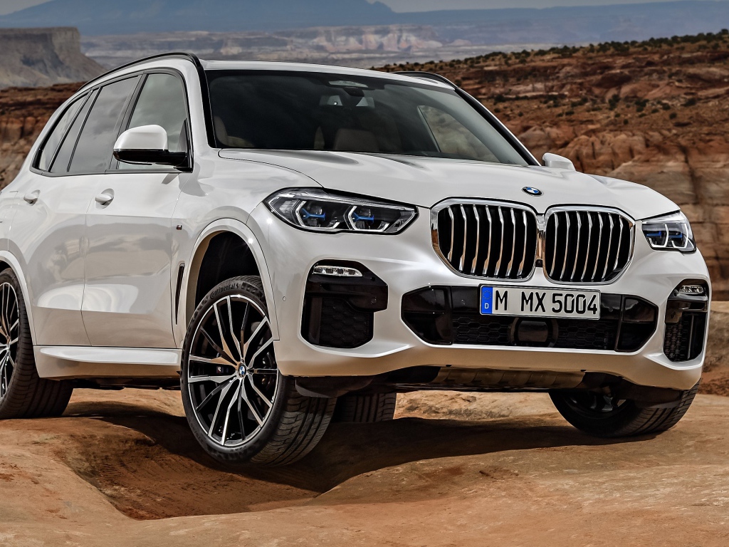 Автомобиль BMW X5, 2019 в горах 