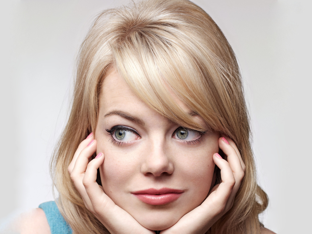 Зеленоглазая блондинка актриса Эмма Стоун
