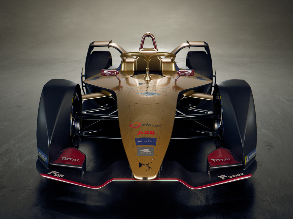 Гоночный автомобиль DS E-Tense FE 19