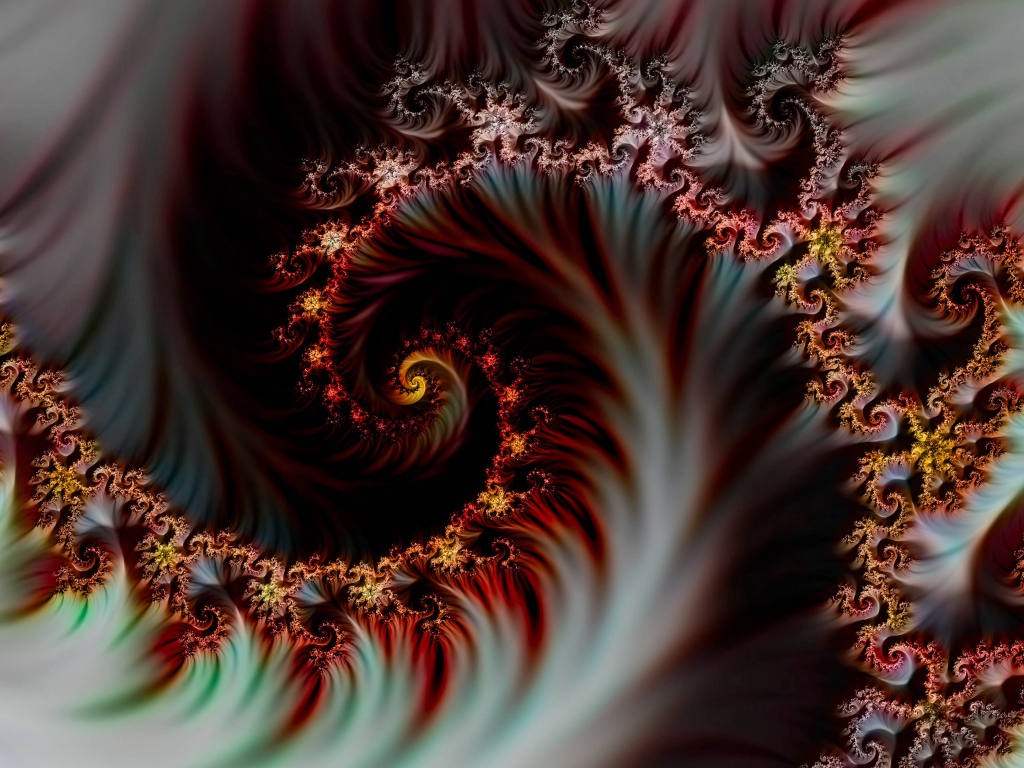 Красивый абстрактный коричневый волнистый рисунок