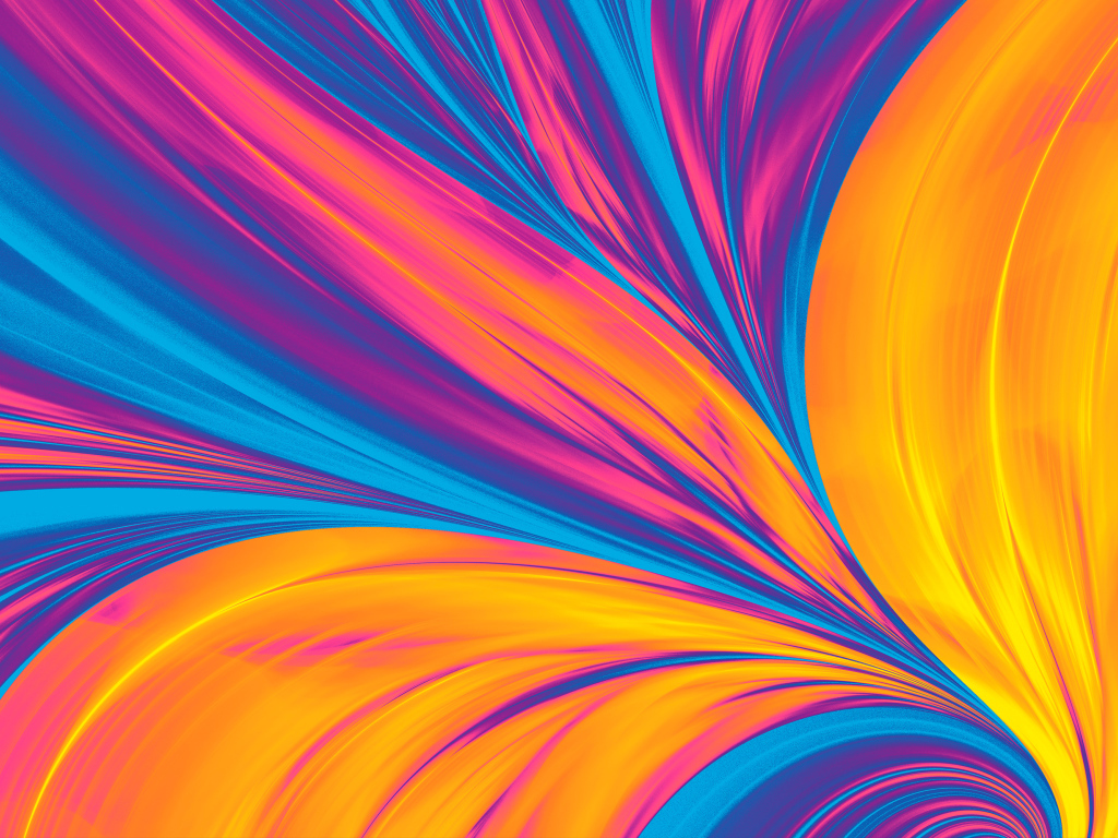 Разноцветный яркий абстрактный рисунок 