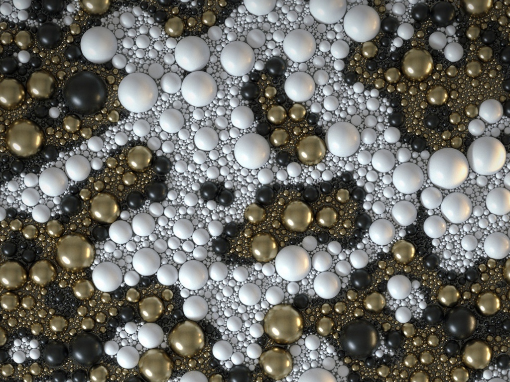 Абстрактные разноцветные пузыри 