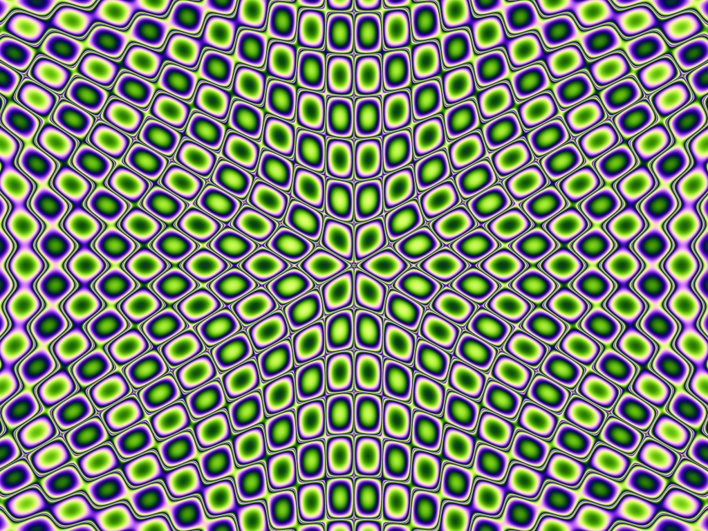 Красивый узор с оптической иллюзией 