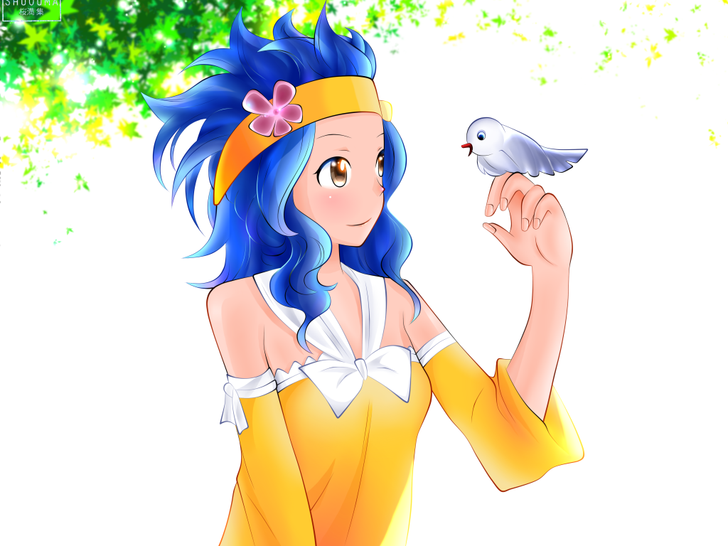 Персонаж Levy McGarden аниме Хвост Феи