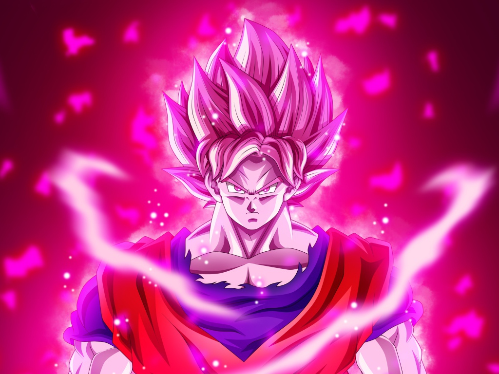 Персонаж Сон Гоку аниме Super Saiyan Blue