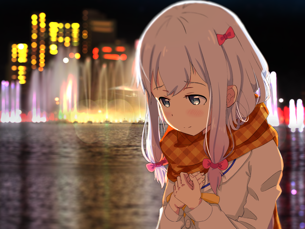 Девушка Идзуми Сагири аниме  Эроманга-Сэнсэй