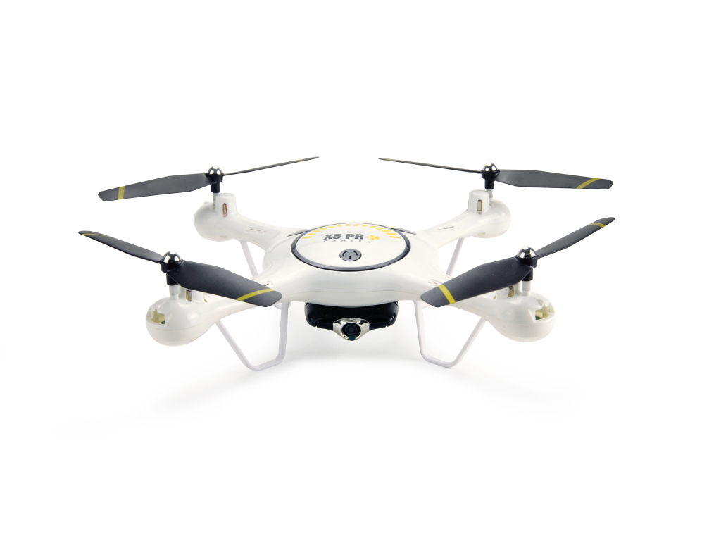 Радиоуправляемый квадрокоптер Aosenma X5UW FPV на белом фоне