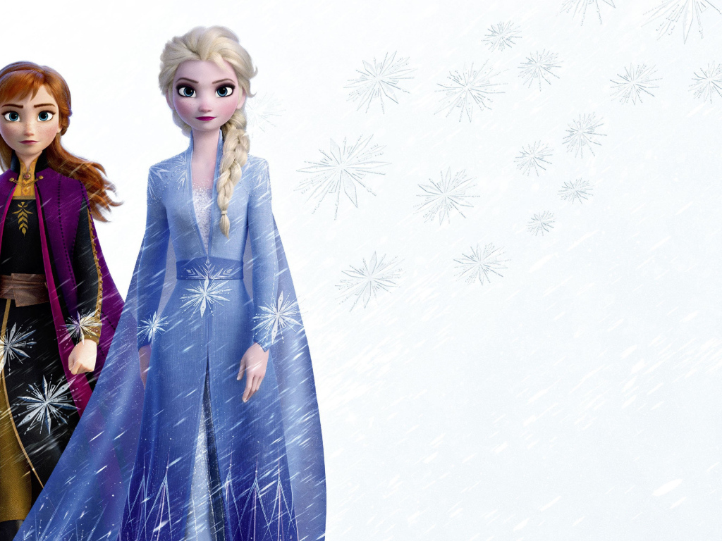 Анна и Эльза персонажи мультфильма Холодное сердце 2