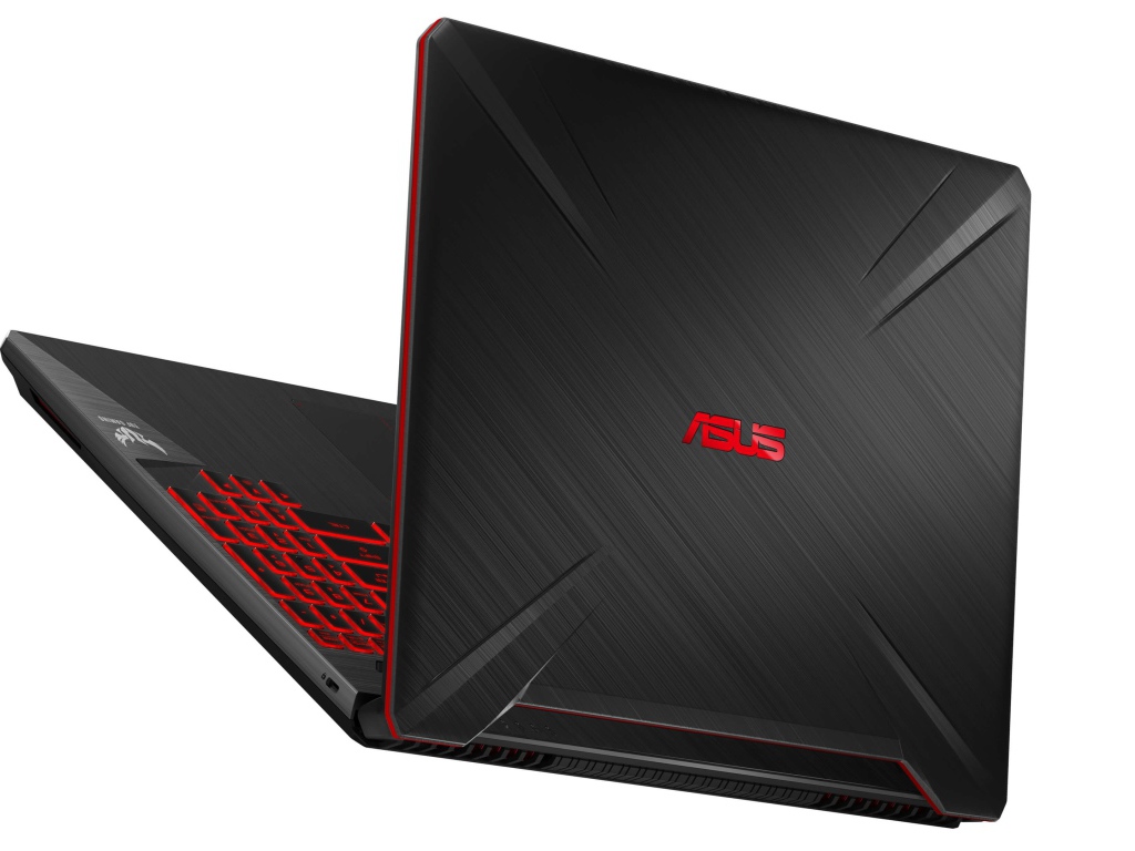 New gaming laptop ASUS TUF Gaming FX505DY & FX705DY on a gray background