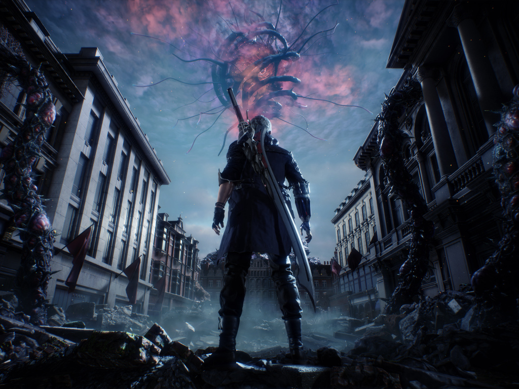 Персонаж новой компьютерной игры Devil May Cry 5, 2019 года