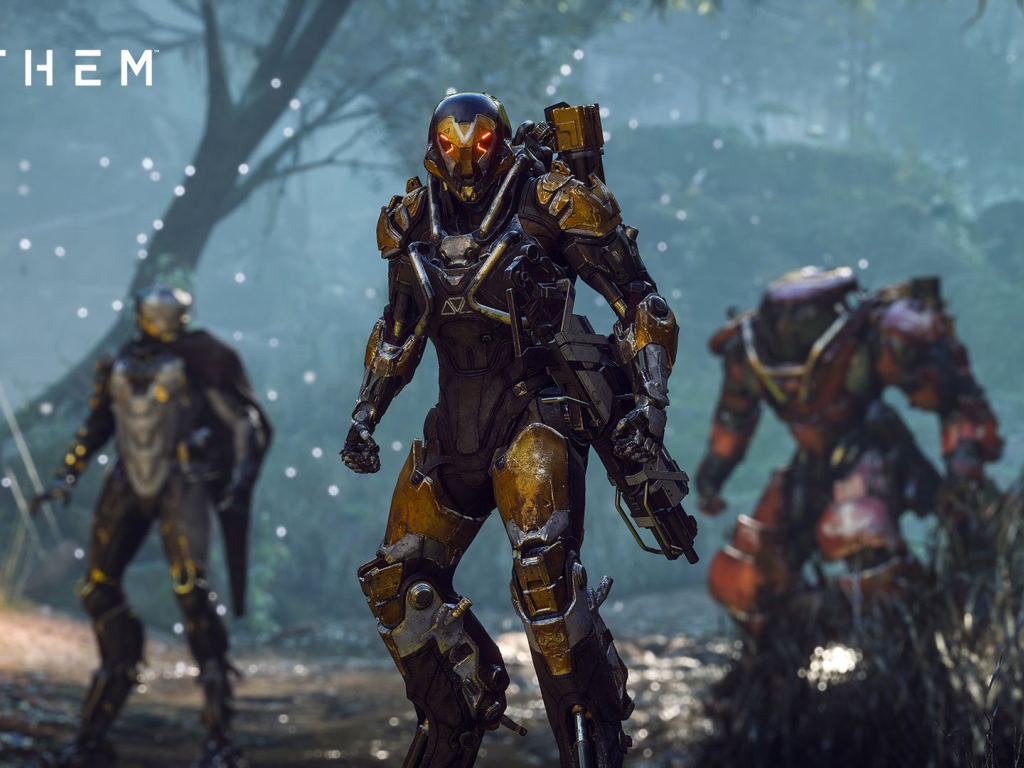 Персонажи компьютерной игры Anthem, 2019 года