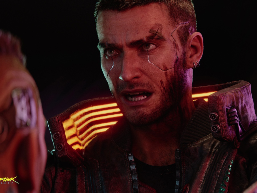 Персонажи новой компьютерной игры  Cyberpunk 2077