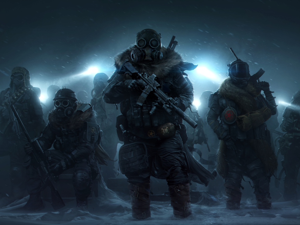 Кадр компьютерной игры Wasteland 3, 2019 года