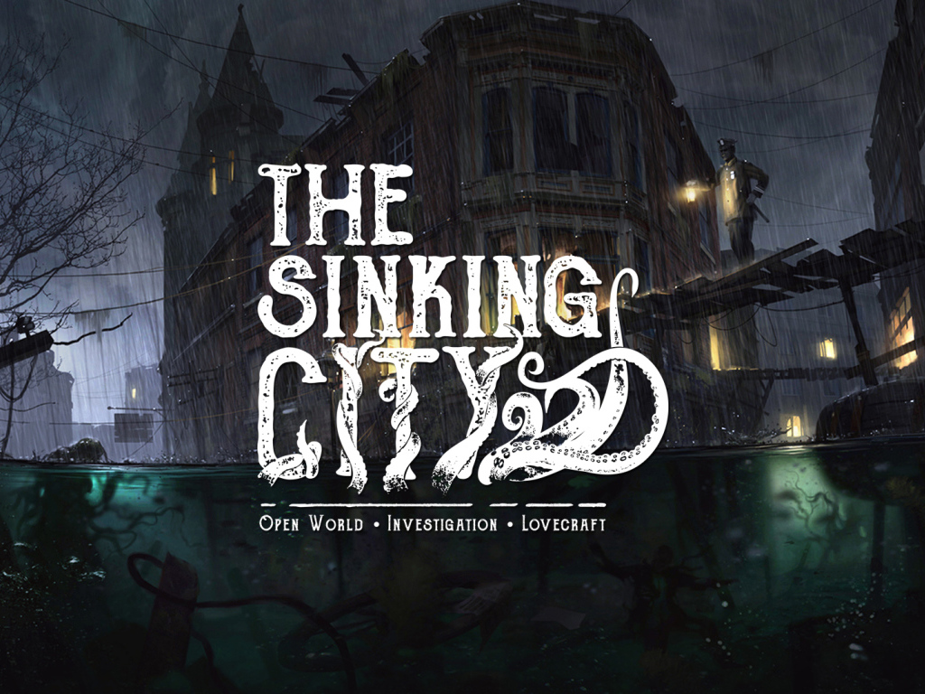 Постер новой компьютерной игры The Sinking City, 2019