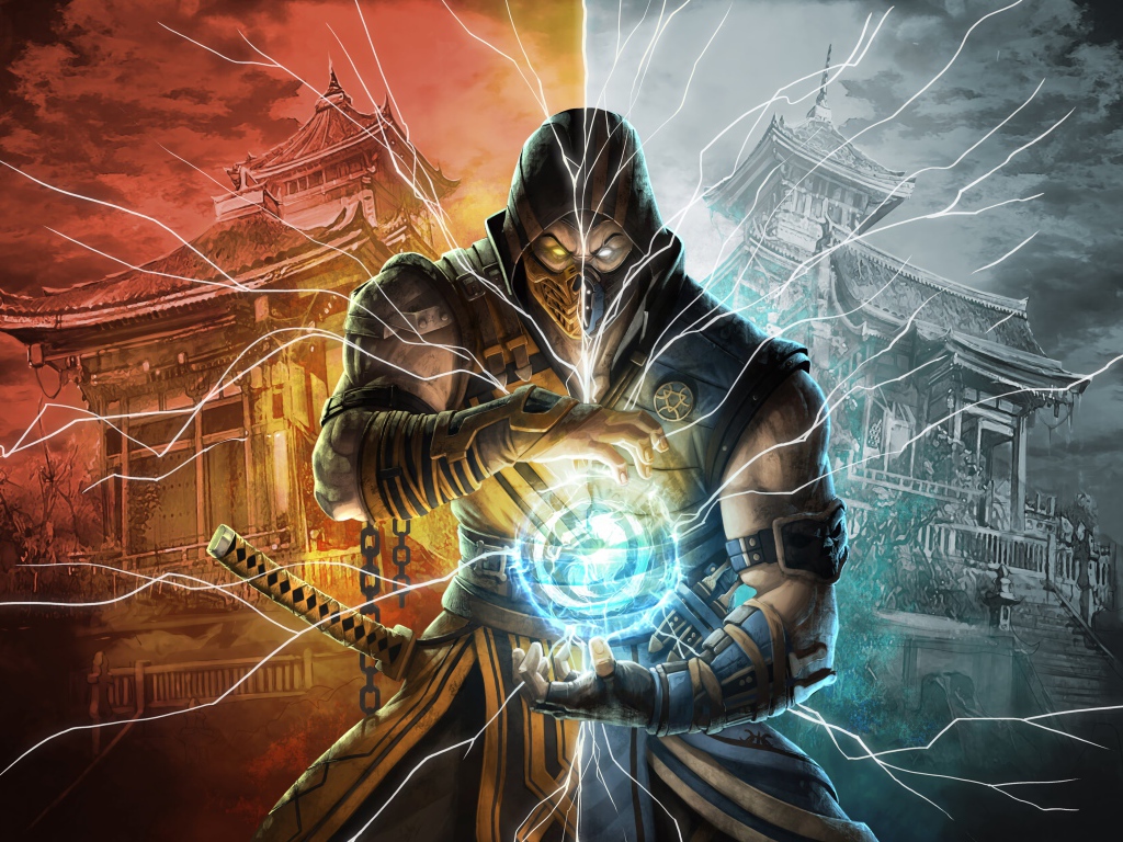 Скорпион персонаж компьютерной игры Mortal Kombat 11 