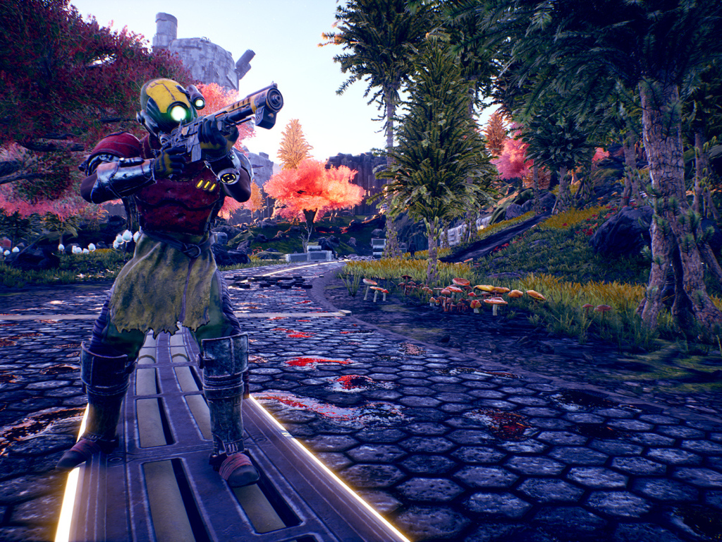 Скриншот компьютерной игры The Outer Worlds, 2019 года