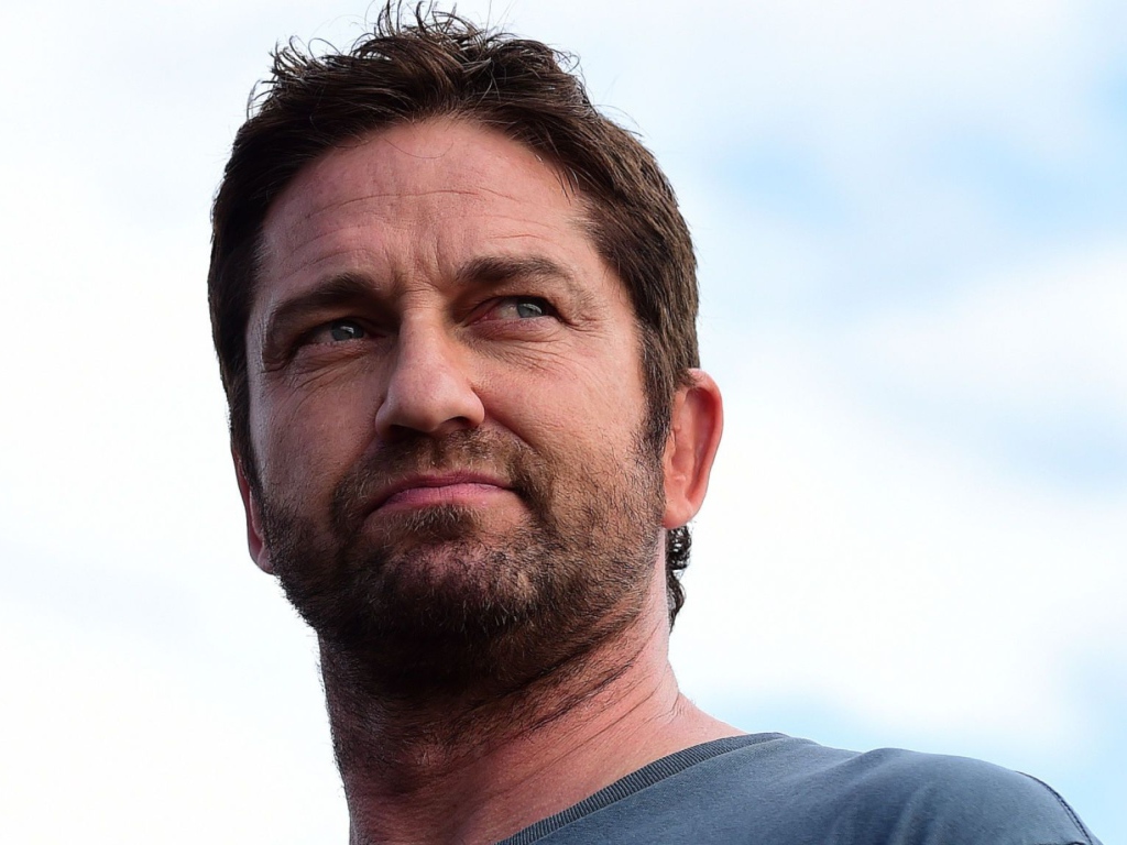 Шотландский актер Джерард Батлер крупным планом