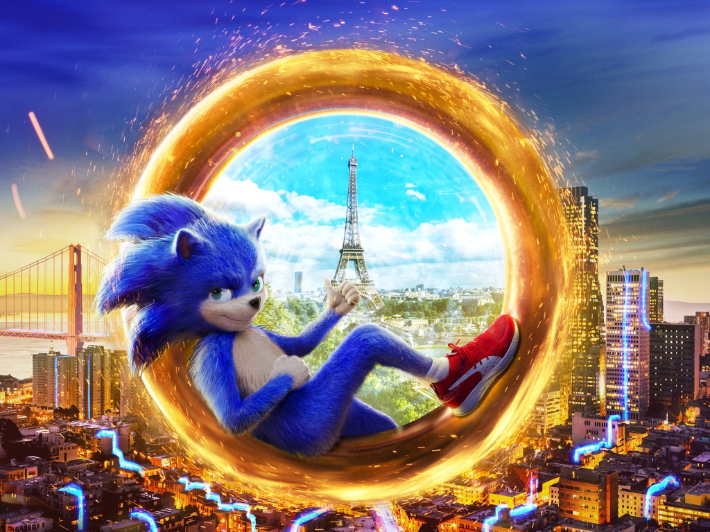 Главный герой фильма Соник в кино, 2019