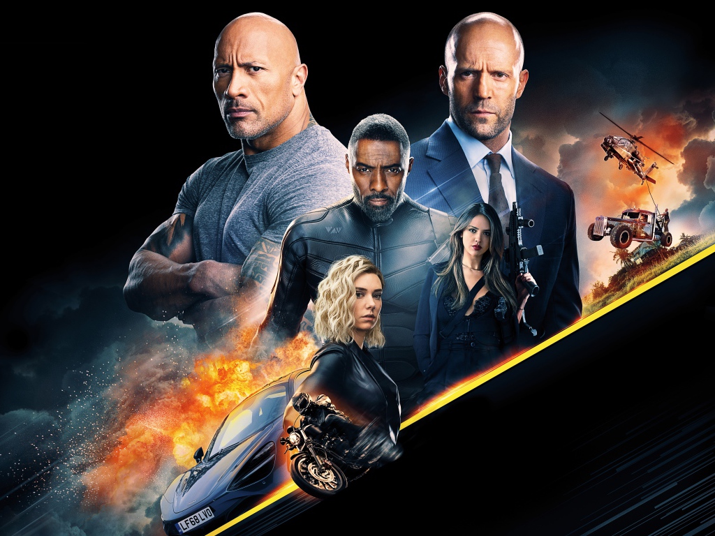 Главные персонажи фильма Форсаж: Хоббс и Шоу