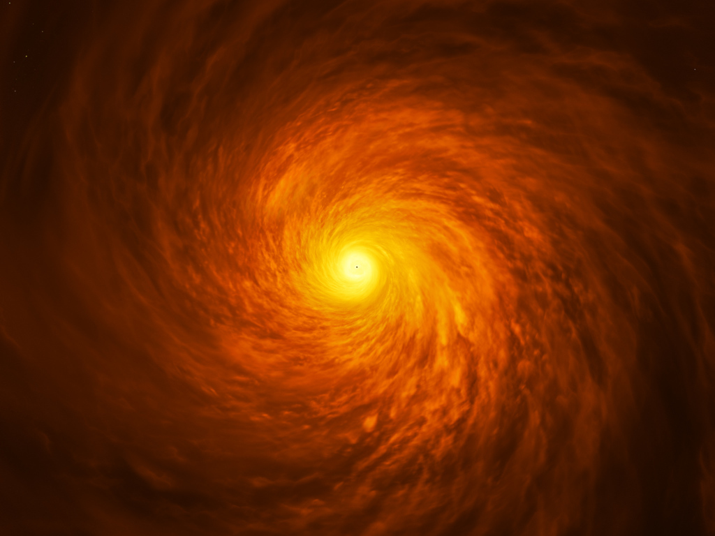 Яркая спираль в солнечной галактике