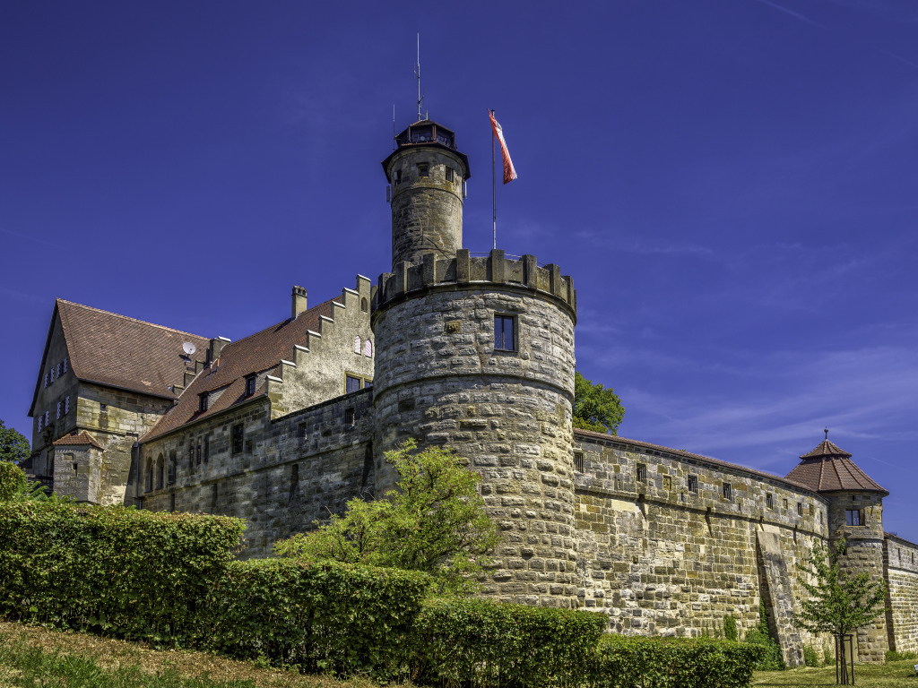 Средневековая крепость Альтенбург, Германия