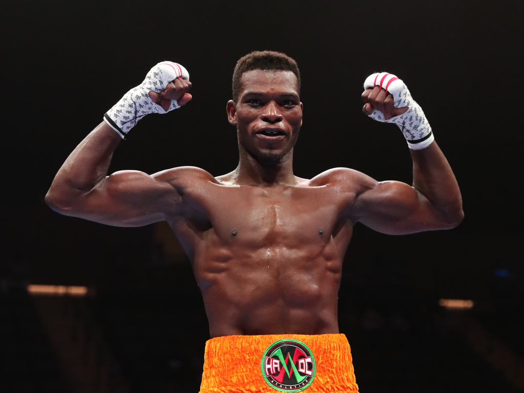 Боксер Ричард Комми на ринге