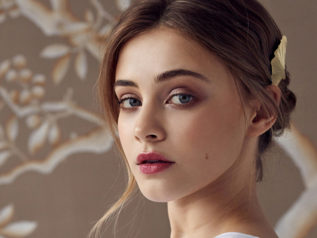 Нежная голубоглазая девушка, актриса Джозефин Лэнгфорд