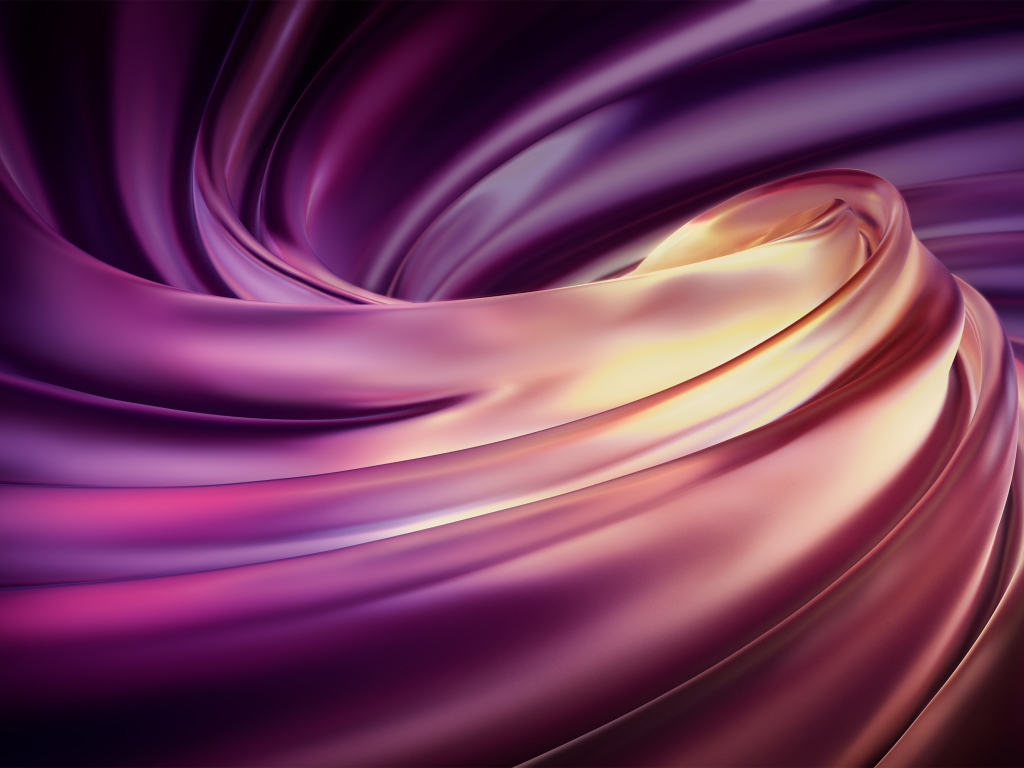 Сиренево коричневые абстрактные волны 