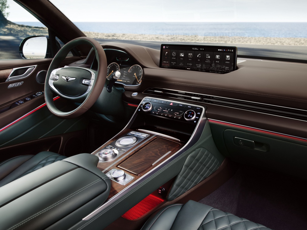 Салон автомобиля Genesis GV80 2020 года