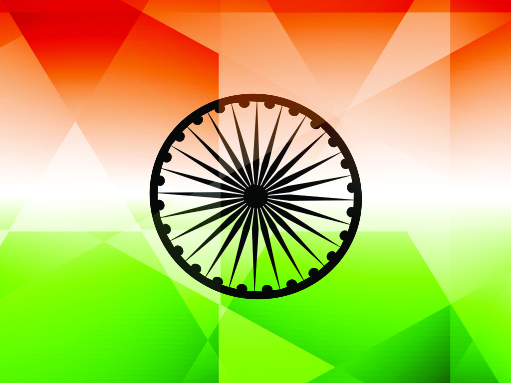 Флаг Индии, векторная графика