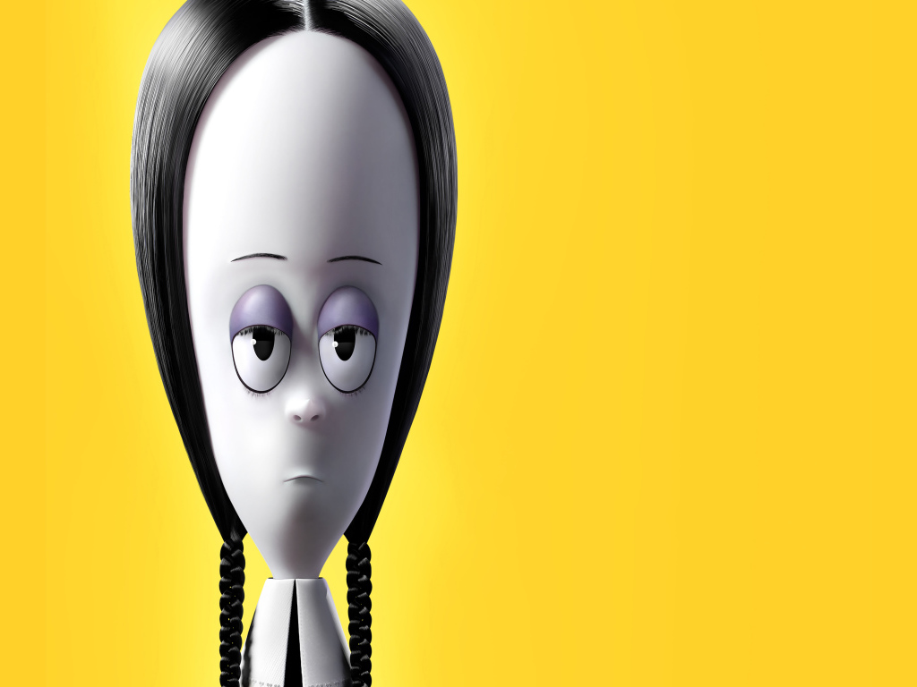 Девочка персонаж мультфильма Семейка Аддамс. Горящий тур , 2021