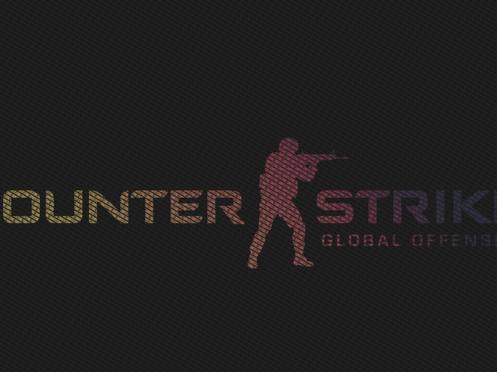 Постер игры Counter-Strike: Global Offensive на сером фоне 