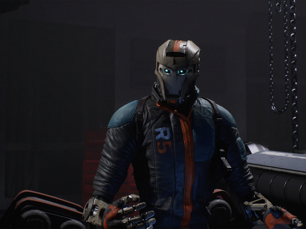 Киборг из компьютерной игры Disintegration, 2020