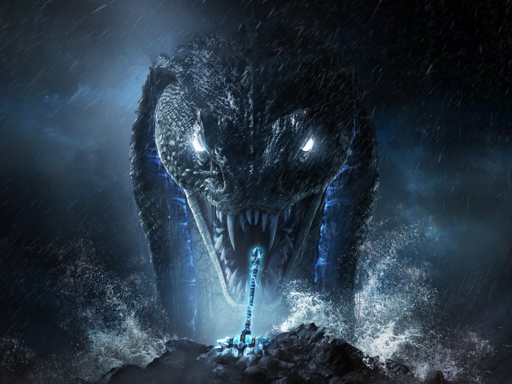 Монстр из видеоигры  Wrath of the Jormungandr