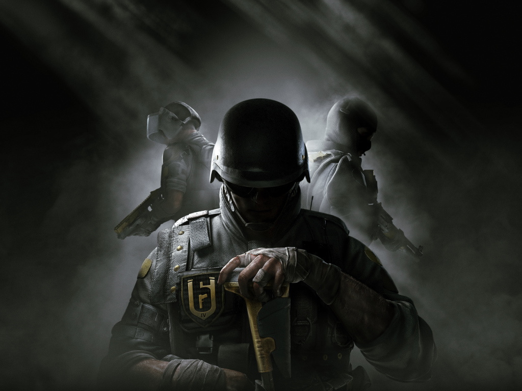 Солдат из видео игры  Rainbow Six Siege