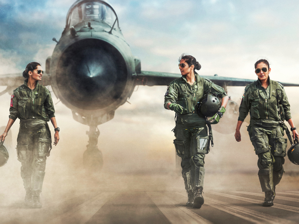 Beautiful girls fighter pilots
