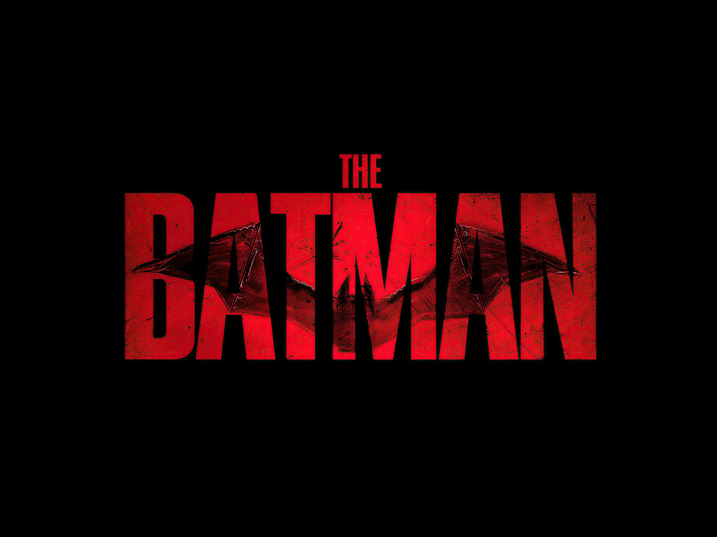 Логотип фильма Бэтмен на черном фоне