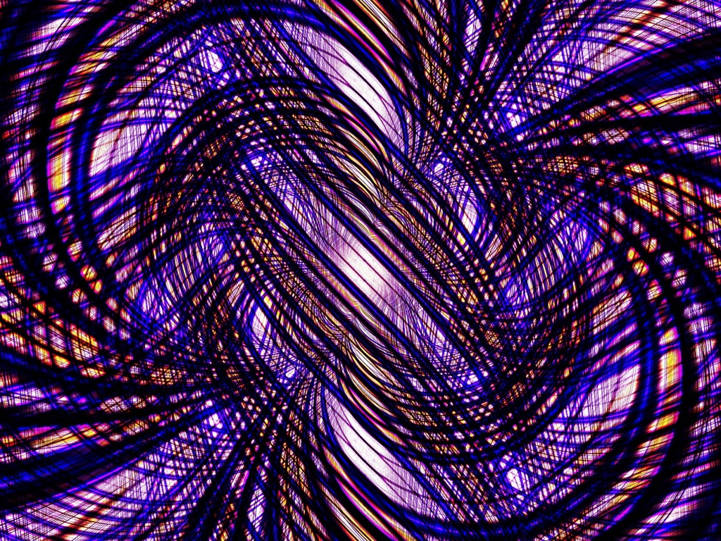 Красивый фиолетовый фрактальный узор