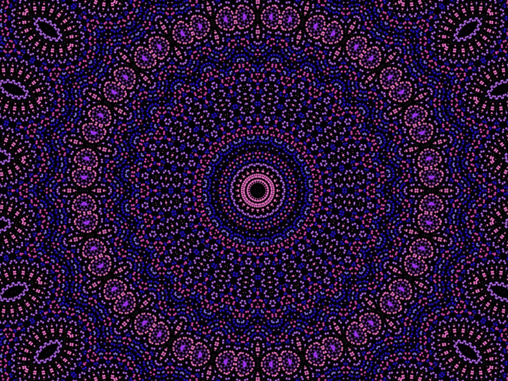 Красивый фиолетовый рисунок мандала