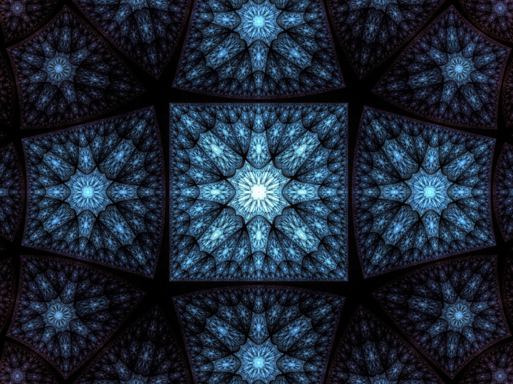 Синий градиентный рисунок 