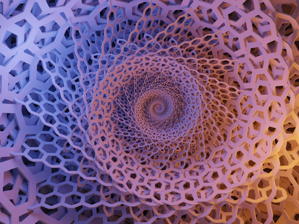 Железная абстрактная спираль 