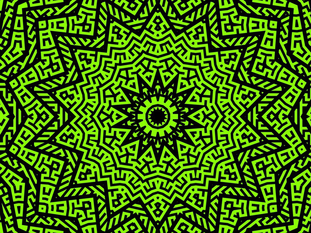 Необычный абстрактный рисунок мандала 