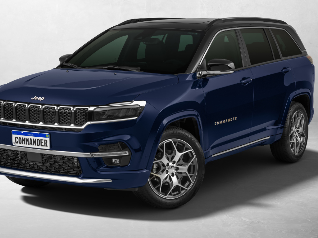 Синий внедорожник Jeep Commander Overland T270 2021 года