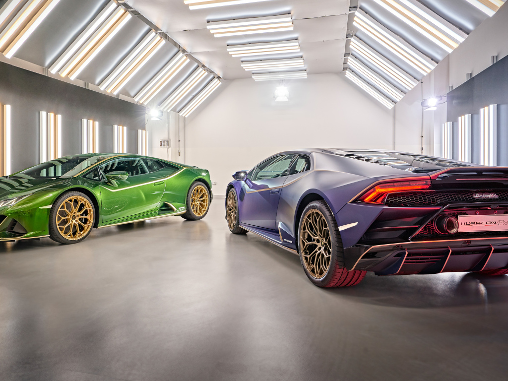 Спортивные автомобили Lamborghini Huracán, 2021 года