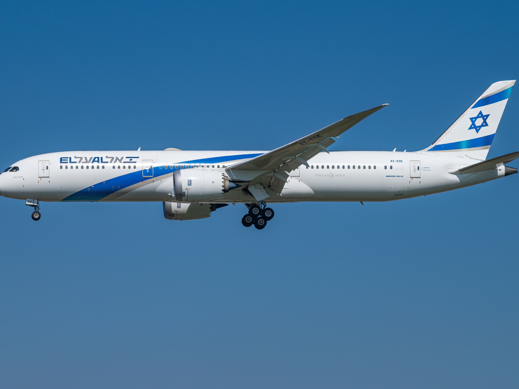 Пассажирский Boeing 787-9 авиакомпании El Al