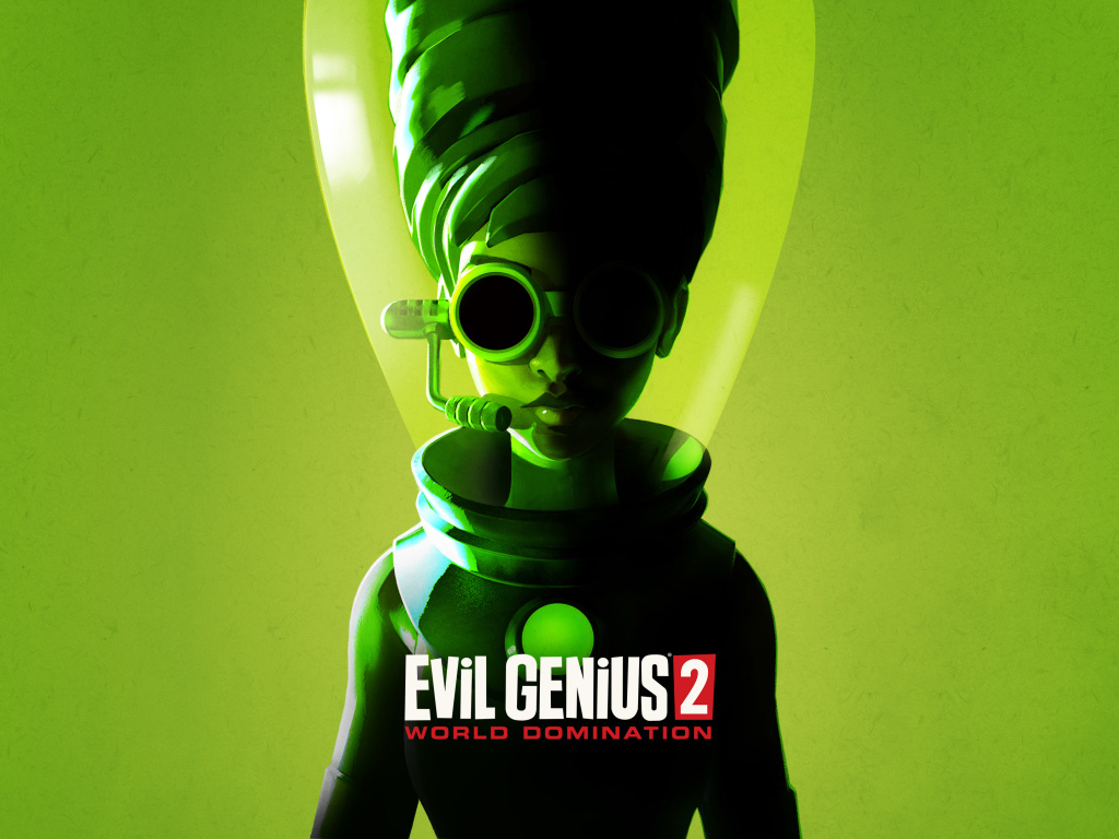 Zalika mad scientist character in the game Evil Genius 2, 2021