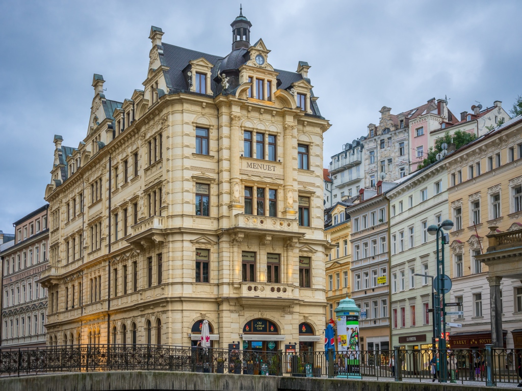 Красивый дом в городе Карловы Вары, Чехия