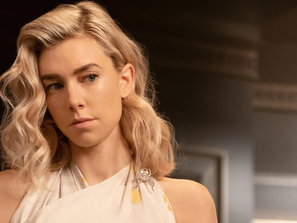 Красивая блондинка Ванесса Кирби