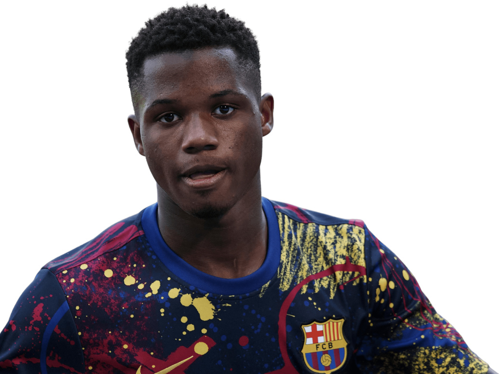 Испанский футболист клуба Барселона Ансу Фати